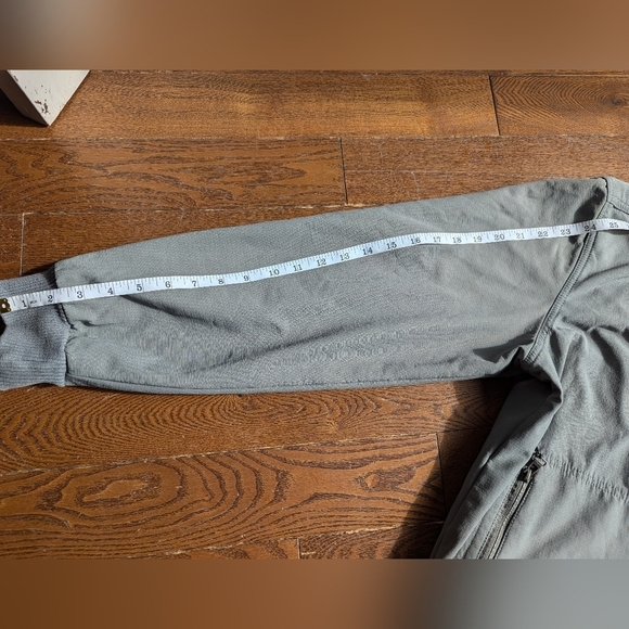 Bench Bombard Jacket Women's Size L Gray Fleece Line Hooded Ribbed hem, collar - Picture 11 of 13